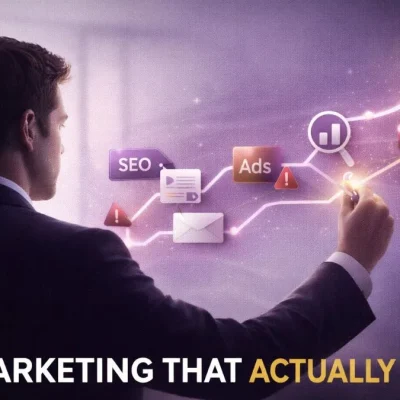 Digital marketing roadmap showing key elements that make a strategy successful